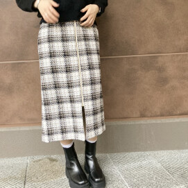 30%off💙mixツイードチェックスカート💙