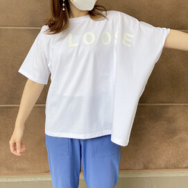 ⭐️ドライコットンロゴアシメTシャツ⭐️