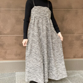40%off⭐️ニットツイードラメワンピース⭐️