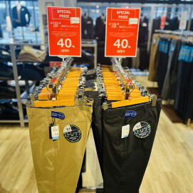 期間中特別40％OFF‼️  人気の清涼ストレッチパンツが再入荷しました⤴︎ 