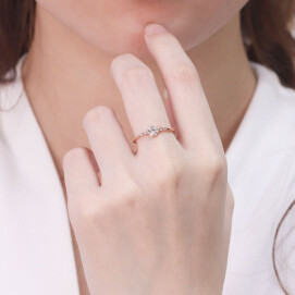 大人可愛いダイヤモンドリング💓