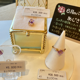 6月BIRTH FLOWERジュエリー