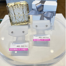 💎シンプルダイヤモンドピアス💎