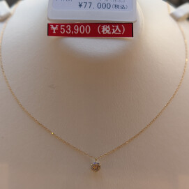 成人式のお祝いにおすすめ✨ダイヤモンドネックレス✨