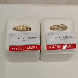 18金地金リング30％OFF✨✨✨