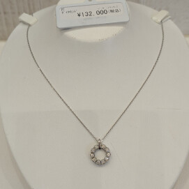 オススメ！プラチナダイヤモンドネックレス50％OFF💓