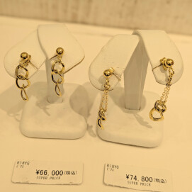 18金ピアスが50％OFF✨