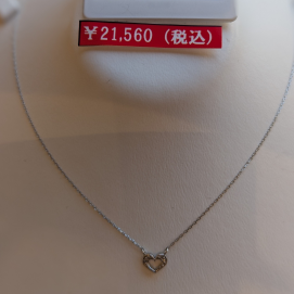 プラチナネックレス30％OFF✨