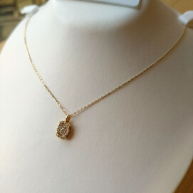 K18YGダイヤモンドネックレス✨✨アウトレット限定５０％OFF