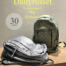 【30%OFF】Dailyrussetナイロンジャガードリュックサック