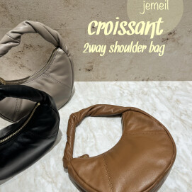 【gemeil】55%OFF！クロワッサン2wayショルダーバッグ