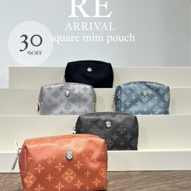 【30%OFF】ミニポーチ再入荷しました！