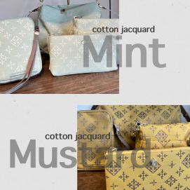 【30%OFF】新商品！コットンジャガードシリーズMint&Mustard