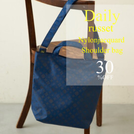 【30%OFF】Dailyrussetナイロンジャガードショルダーバッグ