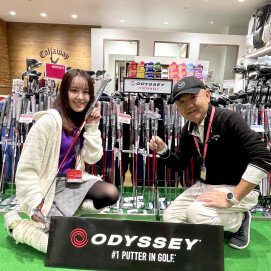 オデッセイマスターによるパターフィッティング実施中⛳️