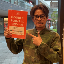 ダブルポイントキャンペーン開催中！！