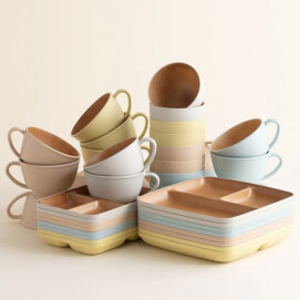 🌸春の新生活おすすめ🌸軽くて割れにくい‼️山中塗くすみシリーズ🥣