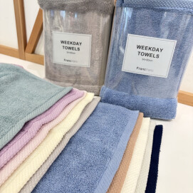 WEEKDAYタオルにNEWカラーが入荷しました🧺🫧
