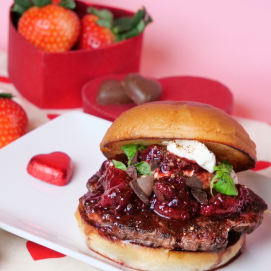 ハートをつかむ絶品VALENTINE BURGER登場♡