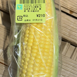7月27日のおすすめ！群馬県産 とうもろこし『ランチャー』