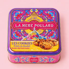 期間限定‼️フランス🇫🇷モン・サン＝ミッシェルのラ・メール・プラール　ミティック缶（チョコチップクッキー）