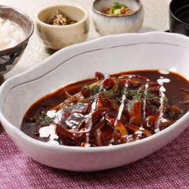 🥰身も心も温かくなる…越玄一斗の【黒毛和牛仕込み デミグラスーバーグ】😊✨