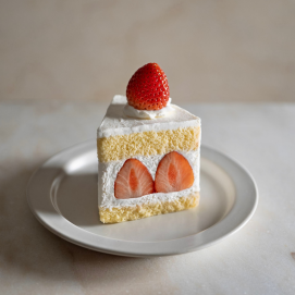 ゴロっと苺が入ったショートケーキ🍰🍓❣️