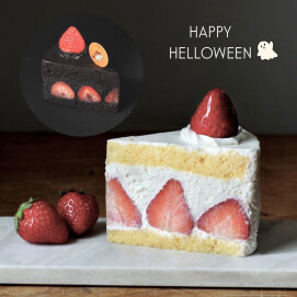 真っ黒 ハロウィンショートケーキ👻🩶