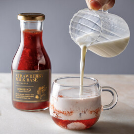 ご自宅でいちびこミルクが楽しめる❕いちごミルクのもと🍓🥛