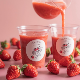 ミガキイチゴ使用🍓 完熟生いちごジュース🥤