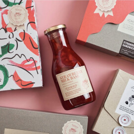 \ホワイトデーバージョン🤍/いちごミルクのもと🍓🥛´-