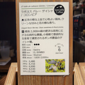 再入荷！5㎏限定販売！【ラボヨス バレー ゲイシャ /コロンビア】