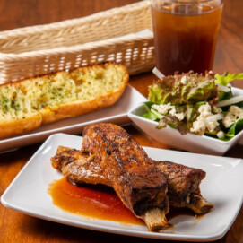 スペアリブの味付けが選べるバリューセット🍖