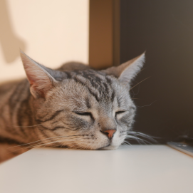 ぐっすり💤🐈