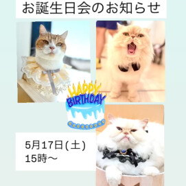 お誕生日会のお知らせ📢