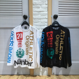 MoveSport×Number 洗練グラフィックロンT