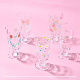 THREEPPY　脚付きグラス