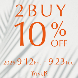 YANUK OUTLET グランベリーパーク店 2BUY 10%OFF キャンペーンを開催！