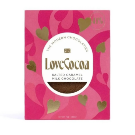 【LOVE COCOA】 ソルティキャラメル ミルクチョコレート♥️バレンタイン限定パッケージ♥️