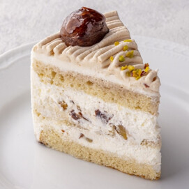 季節のマロンショートケーキ