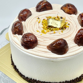 季節のマロンショートケーキ🌰