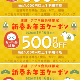 ＊1/3～1/16🌤️新春お正月クーポン2026＊