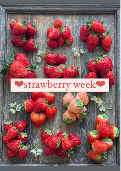 strawberry weekのご案内🍓