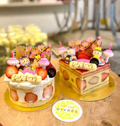ひな祭りケーキ🎎🌸