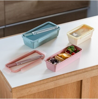 楽に洗えてスリムなランチBOX