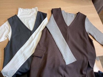 涼しい時期にちょうどいいお洋服
