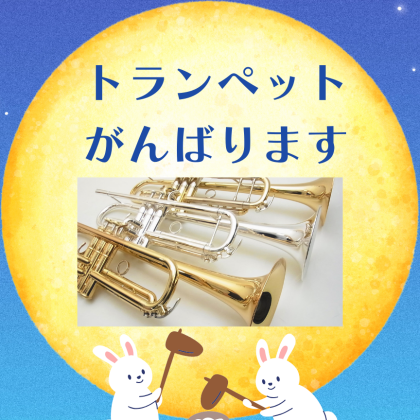 トランペットに挑戦します🎺