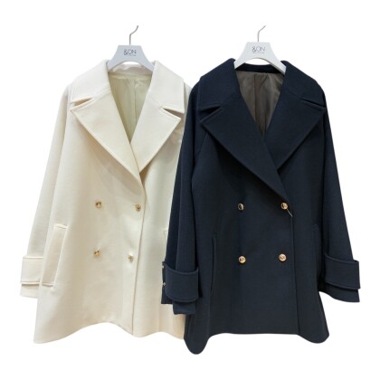 フェイクウールライトジャージコート