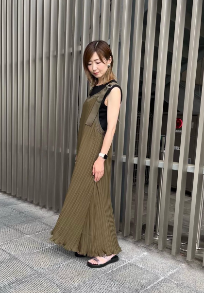 ノースリプリーツワンピース👗新作入荷✨✨
