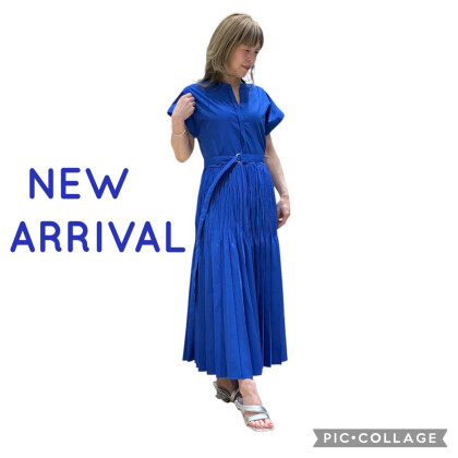 プリーツAラインフレンチワンピース